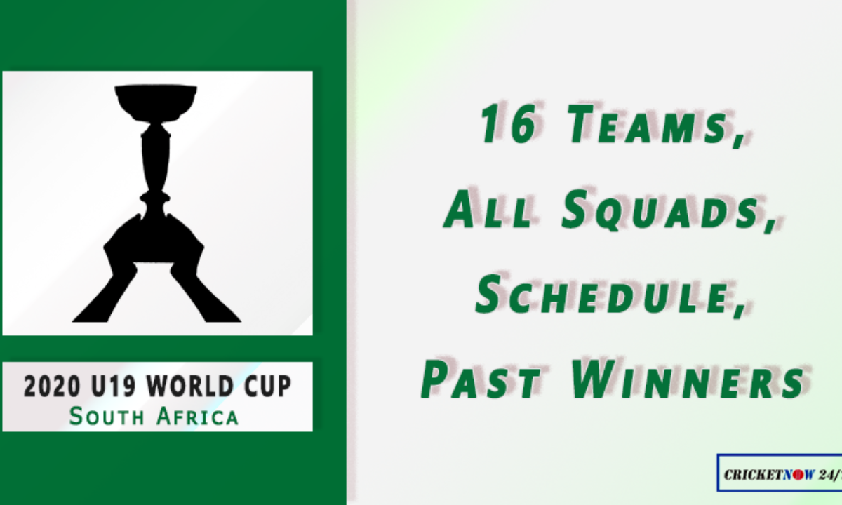 U 19 Cricket World Cup All Teams Squads Schedule Past Winners Cricket Now 24 7